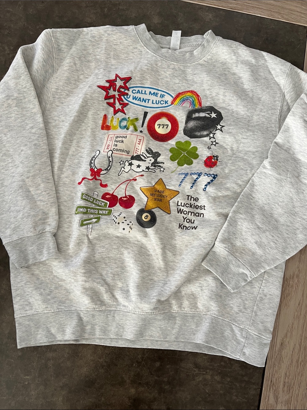 Graphic sweater